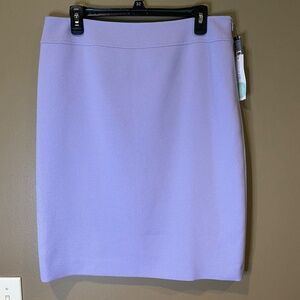 Tahari ASL Clauda Textured Pencil Skirt, Size 10, Lilac, NWT
